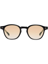 GENTLE MONSTER EDDY A 01 ROUND FRAME SUNGLASSES