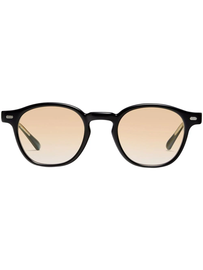 Gentle Monster Eddy A 01 Round Frame Sunglasses In Black