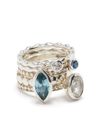 DOWER & HALL TWINKLE STACK RING