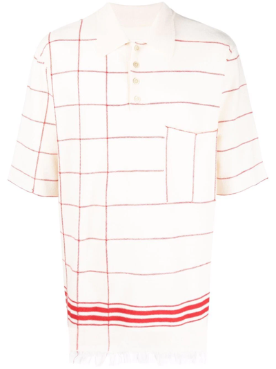 MAISON MARGIELA STRIPED POLO SHIRT