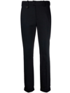 Shop Lorena Antoniazzi Mid-rise Tailored Trousers In Black