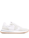 Philippe Model Tropez 2.1 Sneakers With Suede Inserts In White