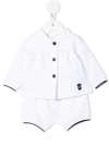 Emporio Armani Logo-embroidered Gift-box Set In White
