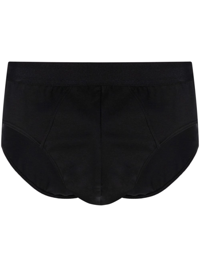 Brioni Elasticated-waistband Briefs In Black