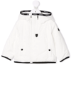 Moncler Contrasting-trim Detail Jacket In White