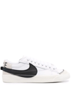 Nike White & Navy Blazer Low '77 Jumbo Sneakers