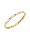 Roberto Coin 18k Yellow Gold Love In Verona Diamond Bangle Bracelet