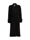 TOTÊME WOMEN'S SUEDE BELTED TRENCH COAT