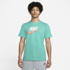 Nike Sportswear Men's T-shirt In Washed Teal,white,crimson Bliss