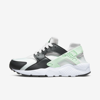 Nike Huarache Run Big Kids' Shoes In White,off Noir,mint Foam