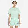 Nike Sportswear Big Kids' (girls') T-shirt In Green