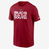 Nike 2021 Nfc South Champions Trophy Collection Men's T-shirt In Red
