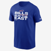 Nike 2021 Afc East Champions Trophy Collection Men's T-shirt In Royal