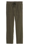 Vince Men's Micro-corduroy Drawstring Pants In Frog