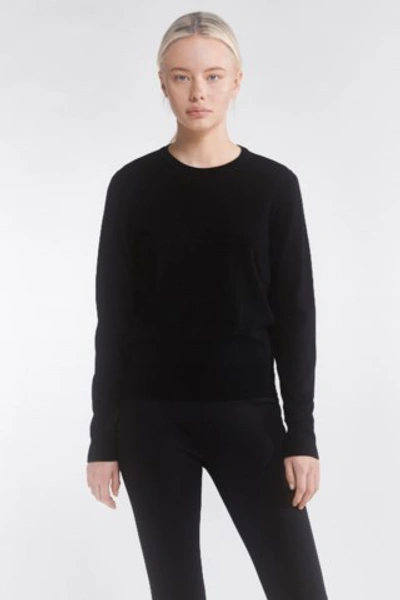 Filippa K Merino R-neck Sweater In Black