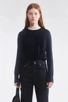 Filippa K Merino R-neck Sweater In Navy