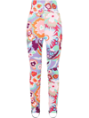 Dolce & Gabbana Super High-rise Floral-print Leggings In Pink