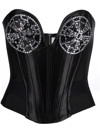SEEN USERS CRYSTAL-EMBELLISHED CORSET TOP