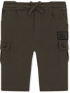 Dolce & Gabbana Drawstring-waist Trousers In Green