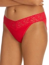 Hanky Panky Supima® Cotton V-kini In Red