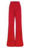 ALEX PERRY WOMEN'S PATTON SATIN-CREPE WIDE-LEG PANTS