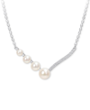 Macy's Cultured Freshwater Pearl (4 In Silver
