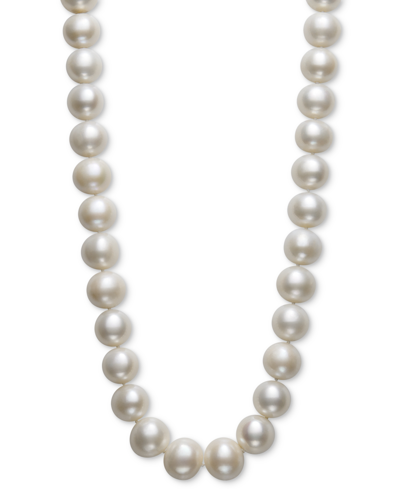 Belle De Mer Cultured Freshwater Pearl (10-13mm) 17-1/2" Collar Necklace In White