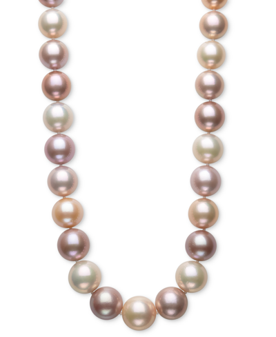 Belle De Mer Multicolor Cultured Freshwater Pearl (13-14mm) 17-1/2" Collar Necklace
