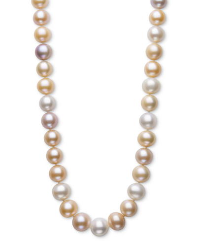 Belle De Mer Multicolor Cultured Freshwater Pearl (10-12mm) 17-1/2" Collar Necklace