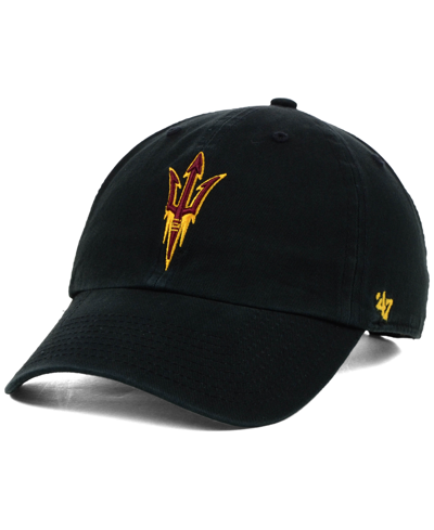 47 Brand Arizona State Sun Devils Clean-up Cap In Black