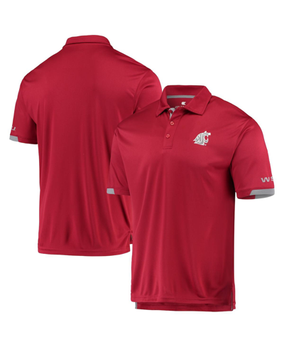 Colosseum Crimson Washington State Cougars Santry Lightweight Polo