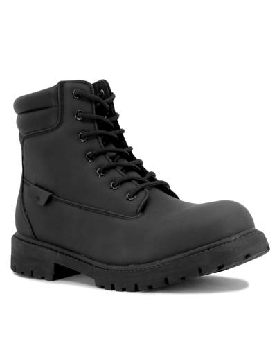 Nautica Men's Pattox Smooth Work Boots Men's Shoes In Black
