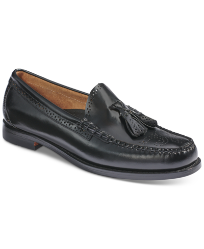 G.h. Bass & Co. G.h.bass Men's Larkin Leather Tassel Loafers In Black