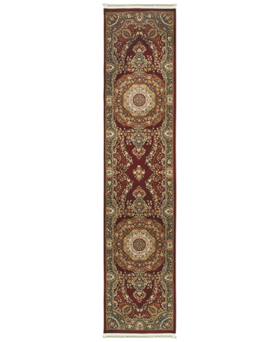 Jhb Design Masterpiece Corsica Red 2'3" X 10' Runner