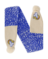 Foco Los Angeles Rams Confetti Scarf With Pom In Blue