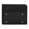 MAISON MARGIELA BLACK GRAINED LEATHER CARD HOLDER