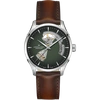 Hamilton Jazzmaster Open Heart Auto In Green