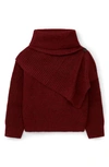 THAKOON TURTLENECK SCARF jumper