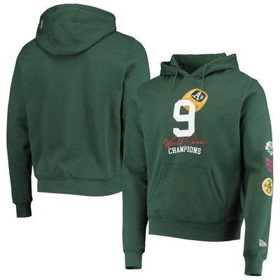 New Era Green Oakland Athletics Count The Rings Pullover Hoodie