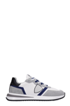 Philippe Model Tropez 2.1 Sneakers In White Suede And Fabric In White