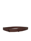 Orciani Bull No Buckle Belt In Brown