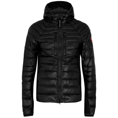 Canada Goose Hybridge Lite Slim-fit Quilted Shell Hooded Down Jacket In Black