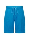 HUGO BOSS SLIM-FIT SHORTS IN PAPER-TOUCH STRETCH COTTON