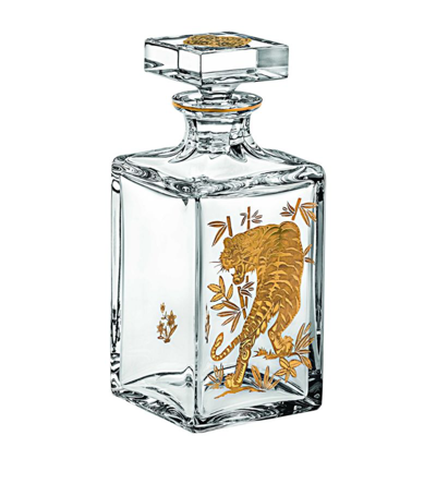 Vista Alegre Crystal Golden Tiger Whisky Decanter (800ml)
