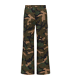 VALENTINO CAMOUFLAGE PRINT CARGO TROUSERS