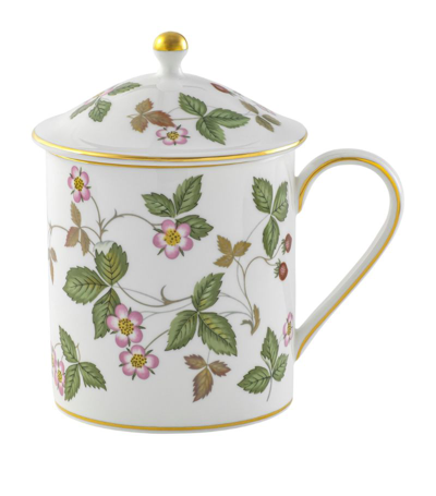 Wedgwood Wild Strawberry Mug And Cover In Multi