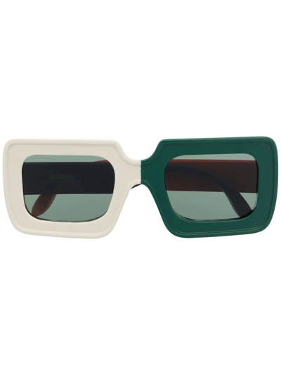 The Animals Observatory Kids' Colour-block Squared Sunglasses