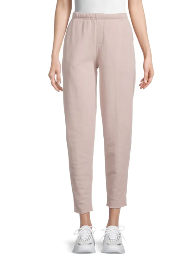 Atm Anthony Thomas Melillo French Cotton-terry Track Trousers In Quartz