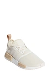 Adidas Originals Nmd R1 Sneaker In Chalk White/ Desert Pink