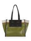 PROENZA SCHOULER WHITE LABEL LARGE COATED CANVAS TOTE